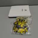 Patelai Glitter Star Garland Banner Christmas Decor 130 Feet Star Hanging Bunting Banner Twinkle Backdrop for Homecoming Classroom Wedding Birthday Halloween Party Supplies(Black, Gold)