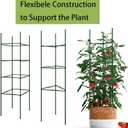 36PCS Plant Stake Arms for Tomato CageExpandable 11.8" Plant Supports Trellis Connector Clips for 11mm Garden Plants Stakes Stand Outdoor/Indoor