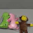 Jalousie Plush Toys Assortment Value Bundle Puppy Pet Mutt Squeak Toy for Medium Large Dogs (3 Pack Corduroy)