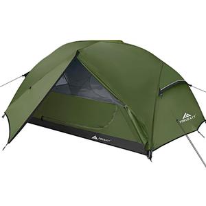 Forceatt Tent for 2 and 3 Person is Waterproof and Windproof, Camping Tent for 3 to 4 Seasons,Lightweight Aluminum Pole Backpacking Tent Can be Set Up Quickly,Great for Hiking (2P-Dark green)