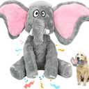 Plush Large Dog Toys with Squeaker and Crinkle Paper, Interactive Puppy Chew and Teeth Cleaning Toy, Pet Toys for Small, Medium and Large Dogs