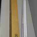 DEZ FURNISHINGS Cordless 1" Light Filtering Pleated Shade, Fabric, 43.5"W x 64"H, White