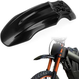 PSLER Motorcycle Front Wheel Mudguard Compatible with CRF50 Style 125CC Pit Bike & Tutti Soleil 01, Impact Resistant PP Plastic Splash Guard, Off-Road Dirt Bike Body Protector, Black