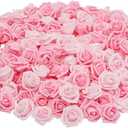 Bright Creations Mixed Pink Roses Artificial Flowers for Decoration, Stemless Fake Foam Rose Heads for Bridal Shower, Wedding (2 Inches) - Pack of 200