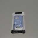 Liquid Silicone Case for iPhone 15 pro with Magnetic Ring Stand, Upgraded Camera Lens Protection, Mil-Grade Drop Shockproof, Anti-Scratch Microfiber Lining Silicone Case (Azure Blue)