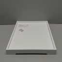 Bamboo Bed Tray for Breakfast with Folding Leg, Breakfast Trays for Eating, Bed, Sofa, Bed, Snacking or Working, Laptop Desk Snack Tray (White)