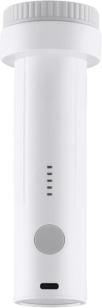 Cordless Electric Pump for Vacuum Storage Bags, Portable USB Rechargeable Seal & Compression Bag Pump, Vacuum Pump for Travel Bags (Storage Bags Not Included) (Gray)