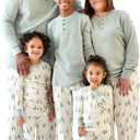 Butterblu JAMIE Matching Family Jammies Christmas Pajamas Organic Cotton PJs Womens, Mens, Kids, Toddlers, Baby, Pets