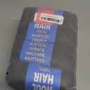 Brazilian Wool Hair Acrylic 100% 8PCS for African Crochet Braid/Box Braids/Jumbo Braiding/Senegalese Twist/Faux Locs/Twist Wraps Synthetic Fiber Hair Extensions Natural Black Color