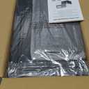 Attelite Shoe Box,Set of 6,Stackable Plastic Clear Shoe Box Organizer with Magnetic Door,Shoe Storage Box Thicken Sturdy,Easy Assembly,Fit up to US Size 12,Black (XL-6-pcs)