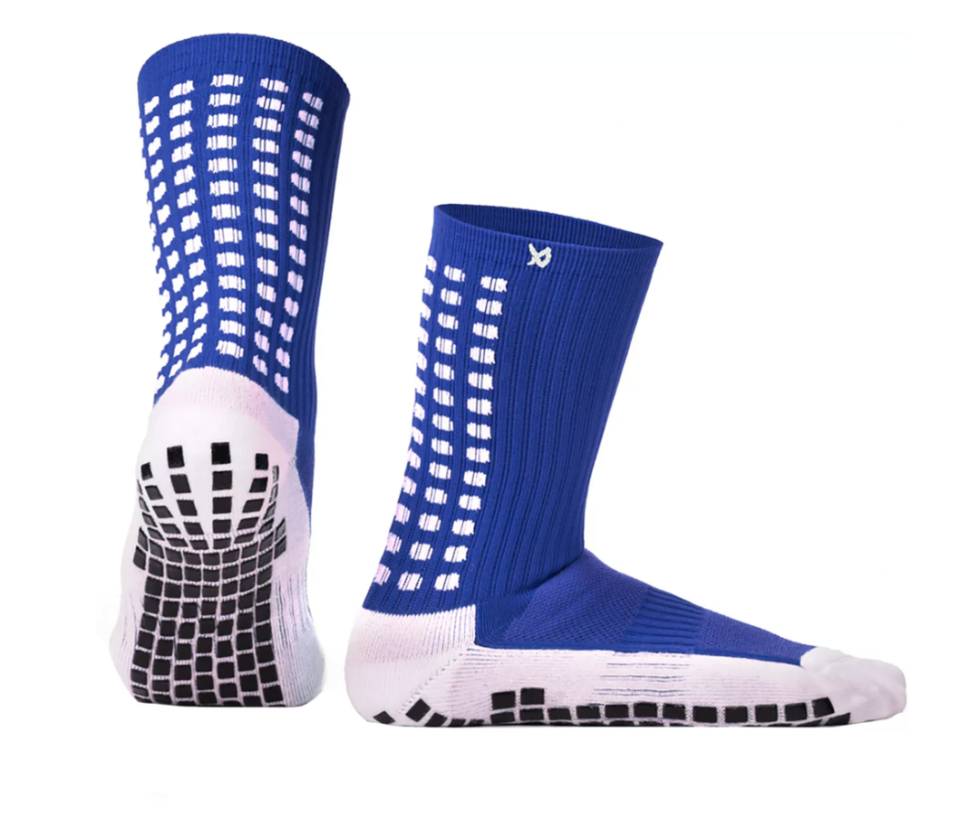 LUX Anti Slip Soccer Socks - Non Slip Sports Grip Pads Socks - Football, Soccer, Basketball