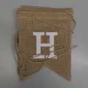 Happy Birthday Bannner, Pre-Strung Burlap Bannner, Happy Birthday Sign for Birthday Party Decorations