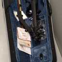 Vangoa Electric Violin Full Size 4/4, Black Silent Electric Violin, Solid Wood Metallic Electric Fiddle with Ebony Fittings, Beginner Kit for Adults Teens