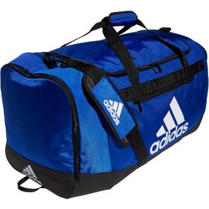 adidas Unisex Defender 4.0 Gym Duffel Bag for Men and Women, Team Royal Blue, Large (110L)