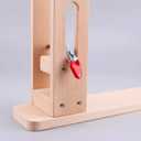 Leather Stitching Pony,Wood Table Desktop Pony Horse Clamp for DIY Leather