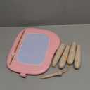 Smasiagon Magnetic Drawing Board for Kids, Toddler Toys for 1-2 Year Old Girl, Portable Doodle Board Pad Learning and Educational Toys for Ages 1 2 3 Year Old Baby Girl Birthday GiftPink