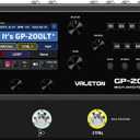 Valeton GP-200LT Multi Effects Pedal Multi Effects Processor Guitar Effects Pedal Bass Pedal Amp Modeling IR Cabinets Simulation Multi-Effects with FX Loop MIDI I/O Stereo OTG USB Audio Interface