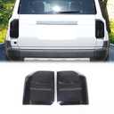 Rear Tail Light Trim Cover Compatible with Toyota Land Cruiser 250 Prado LC250 J250 2024 2025 Accessories,ABS Smoked Black Taillight Cover Exterior Trim Accessories 2Pcs
