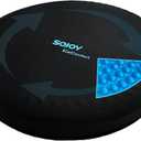 Sojoy iGelComfort Deluxe Gel Swivel Seat Cushion with Supportive Memory Foam 360 Degrees Rotating Seat Cushion for Home,Stool Chair,Office, 15.5 Inches in Diameter (Black)