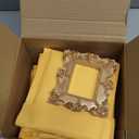 20 Pcs Vintage Mini Picture Frames Small Antique Resin Photo Frame Wall Hanging for DIY Jewelry Display Photography Christmas Photo Holiday Party Decoration (Gold)