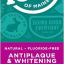 Tom's of Maine Antiplaque & Whitening Fluoride-Free Peppermint Toothpaste, 5.5 oz (5.5 Ounce (Pack of 1))