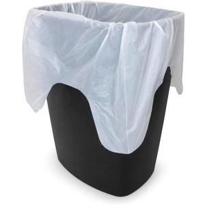 Plasticplace 13 Gallon Trash Bags 0.7 Mil Value Line White Garbage Can Liners 23.5"x28 (180 Count)