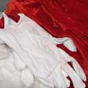 Santa Costume Suit for Men Adults with Fake Belly Pouch,11PCS Claus Set Deluxe Velvet Professional Christmas Suits Red (3X-Large)