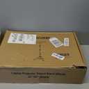 Projector Stand Tripod Adjustable, Laptop Height from 23.5 to 63.5 inches with Gooseneck Phone Holder, Floor for Office, Home, Stage, Studio, DJ Racks Holder Mount, 23.5inch-63.5inch