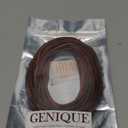 Genique Real/Genuine 3mm Leather Cord 5 Metres, 1/8 inch Leather Strips, Leather Shoe Laces, for Boot Laces, Necklace, Bracelets, Jewelry Making, Crafting, Baseball Glove Repair (Tan, 3MM)