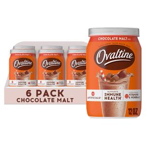 NESTLE OVALTINE Milk Flavoring Chocolate Malt (Pack of 6) (EXP 10/01/27)