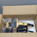 40V(20V*2) 16"+18" 2-IN-1 Brushless Chainsaw Cordless, Electric Powered Chainsaw Compatible with Dewalt Battery with Auto Oiler & Safety Lock Brake, for Tree Trimming Branch Wood Cutting(ONLY TOOL) (Yellow)