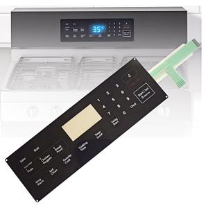 DG34-00025A Membrane Touchpad  Replacement for AP5800759/PS8764897, Compatible with Range Ovens Samsung NX58F5300SS, NX58F5500SB, NX58F5500SS