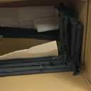 DUMOS 26 Inch Counter Height Bar Stools Set of 2, Modern Faux Leather High Barstools with Back and Metal Leg, Bar Chairs for Kitchen lsland, Elegant Brown