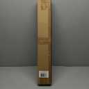 Decopolitan 5/8" Cap Curtain Rod Set, 28 to 48 Inches, Black