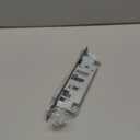 US Flat Slot Storm Door Mortise Lock Body Fits for Older Storm Doors, 5/16" Square Spindle Hub, 2-1/2" Handle PZ, 7/8" Backset, 7" Faceplate H.C., Non-Handed, Matte Black