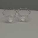 2pcs Glass Funnel Pour Over Coffee Filters,Coffee Drippers