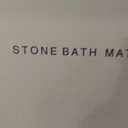 Home Bath Stone Mat 24"x16" (2-Pack) Quick-Dry, Non-Slip Diatomaceous Earth Mat, Stylish & Absorbent, White Straight