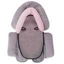 COOLBEBE Upgraded 3-in-1 Baby Head Neck Body Support Pillow for Newborn Infant Toddler - Extra Soft Car Seat Insert Cushion Pad, Perfect for Carseats, Strollers, Swings