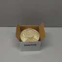 DASITON Large Capacity Makeup Brush Holder,360 Rotating Makeup Organizer,5 Slot Makeup Brushes Cup, for Vanity Decor, Bathroom Countertops, Desk Storage Container, Cosmetic Display cases(Cream)