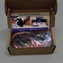 Trolling Motor Plug and Receptacle,12V/24V/36V/48V 3-Wire 8 Gauge 50A Trolling Motor Plug for Minn Kota Marine Boat,Male & Female Waterproof Quick Connect (3-Prong,Straight (1pk blue))