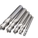 Luomorgo 3/16 5/32 7/16 1/2 9/16 Cutting Diameter Square Nose End Straight Shank Mill Cutter 5pcs
