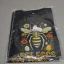 2 x Girls Easter Shirts Kids Cotton Graphic Tees Casual T-Shirts 3-7 Years (Black)