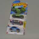 Hot Wheels Pack of 3 (70 Dodge Charger R/T,Fiat 500e, 15 Dodge Charger SRT)
