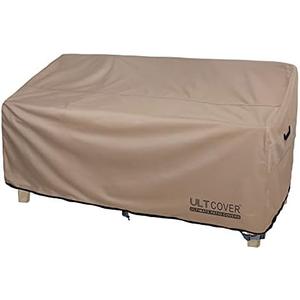 ULTCOVER Waterproof Outdoor Deep Seat Sofa Bench Cover 90W x 40D x 35H inch Patio Furniture Couch Cover 2Pack