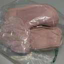 LongBay Women's Warm Chenille Knit Bootie Slippers Memory Foam Comfy Suede Fluffy Faux Fur Boots House Shoes Size 7-8