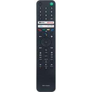 RMF-TX520U Replacement Voice Remote Applicable for Sony TV KD-43X80J KD-50X80J KD-55X80J KD-55X85J KD-65X80J KD-65X85J KD-75X85J XR-55A80J XR-55X90J XR-65A80J XR-65X90J XR-77A80J KD-75X80J KD-43X85J
