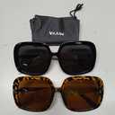 miyya Oversized Polarized Sunglasses Women, Trendy Retro Sun Glasses for Women 2025, Oversized Shades