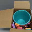 Holady 12 Pack 5'' Inch Sand Beach Buckets Pail with Beach Shovels,Sand Bucket Water Bucket for Beach Fun Great Summer Party Accessory