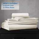 Nestl Off White Duvet Cover King Size - Soft Double Brushed King Duvet Cover Set, 3 Piece, with Zipper Closure, 1 Duvet Cover 104x90 inches and 2 Pillow Shams