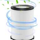 VF4000 Replacement Filter for RIDGID, Standard Wet/Dry Vac Filter Vf4000 Compatible with RIDGID Vacs Wet Dry 5-20 Gal, 6-9 Gal Husky Vacuum & CRAFTSMAN Shop Vacuum 17816 9-17816